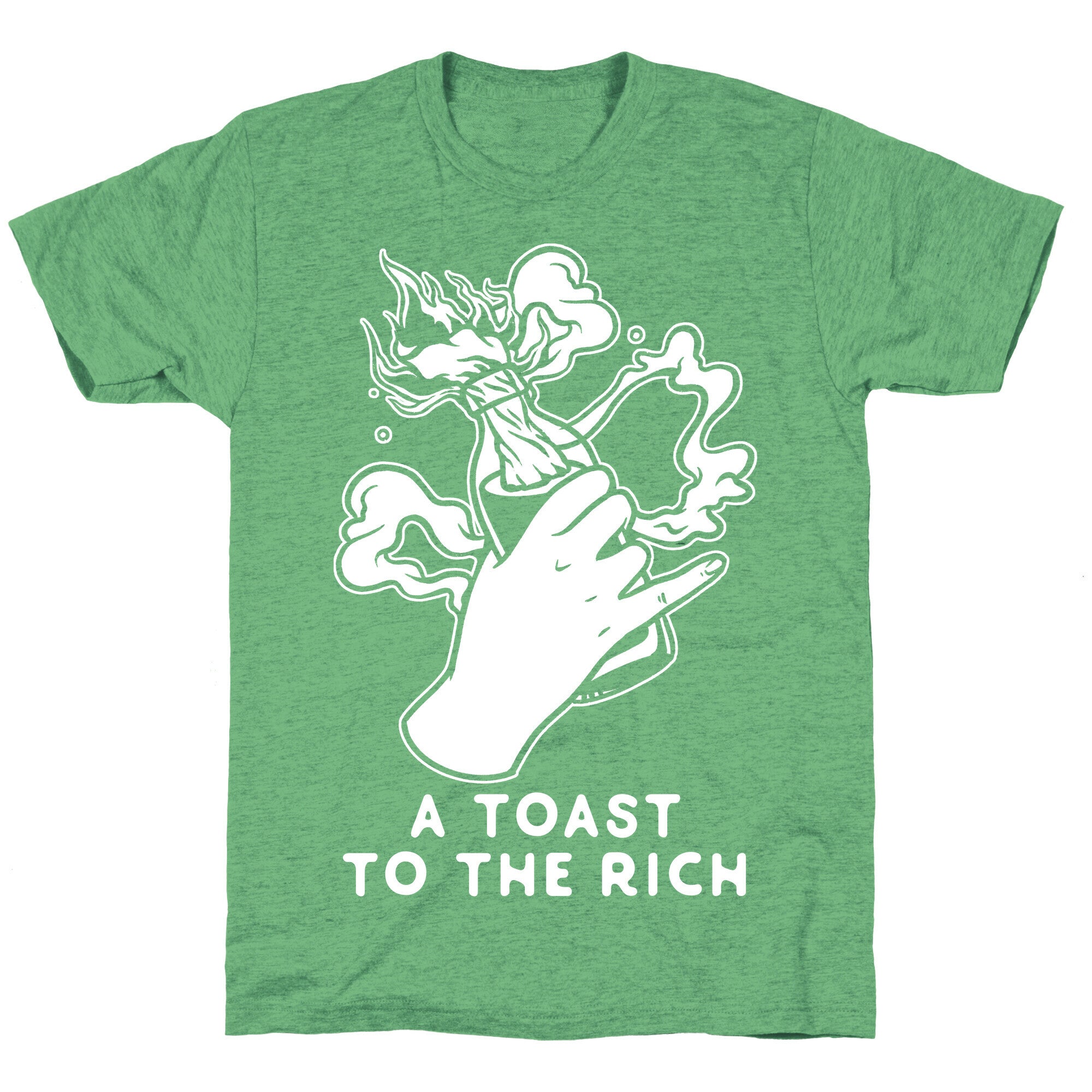 A Toast To The Rich Unisex Triblend Tee